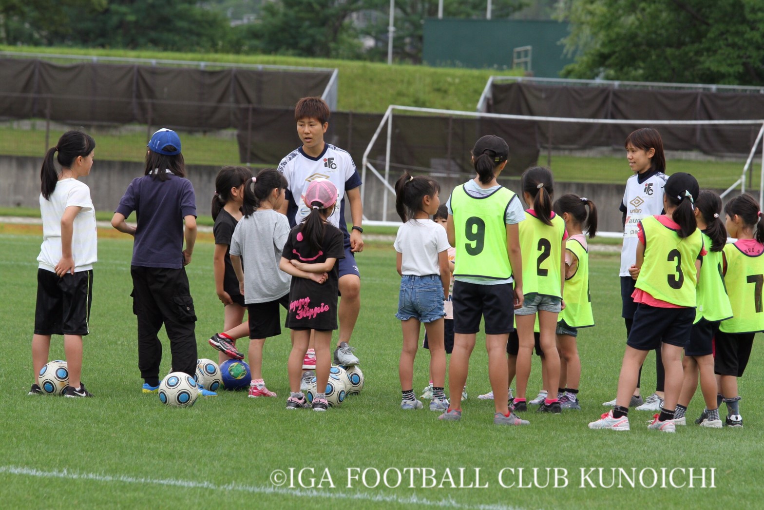 少女サッカー教室を行いました 伊賀fcくノ一三重