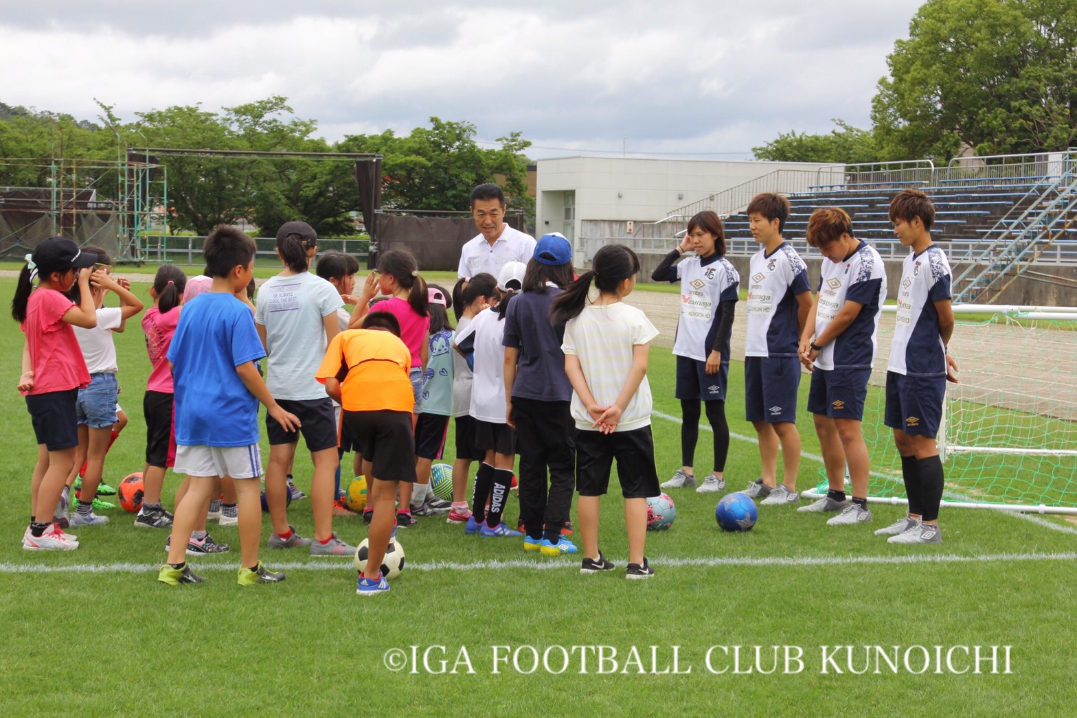 少女サッカー教室を行いました 伊賀fcくノ一三重