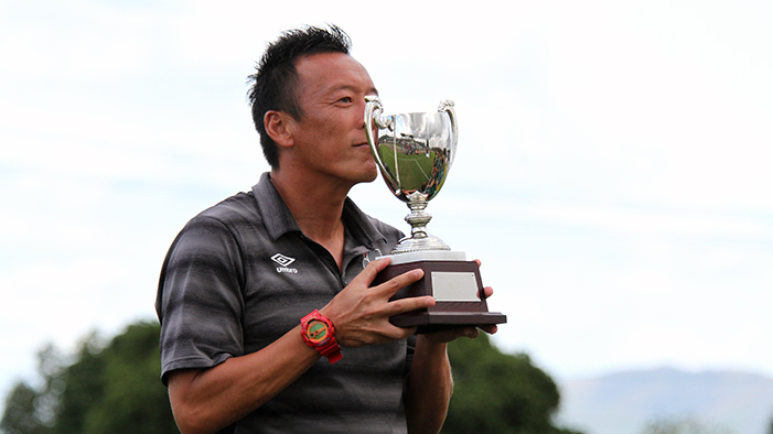 大嶽直人監督 会見の様子